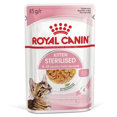 ROYAL CANIN Kitten Sterilised Kapsička v šťave pre kastrované mačiatka, 85g
