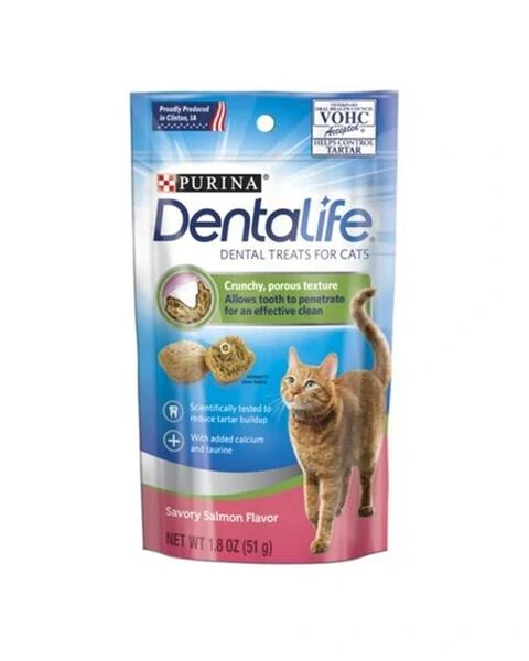 DENTALIFE Pamlsok cat salmon, 40g