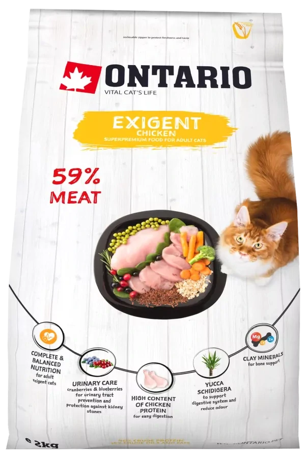 ONTARIO Cat Exigent, 2kg