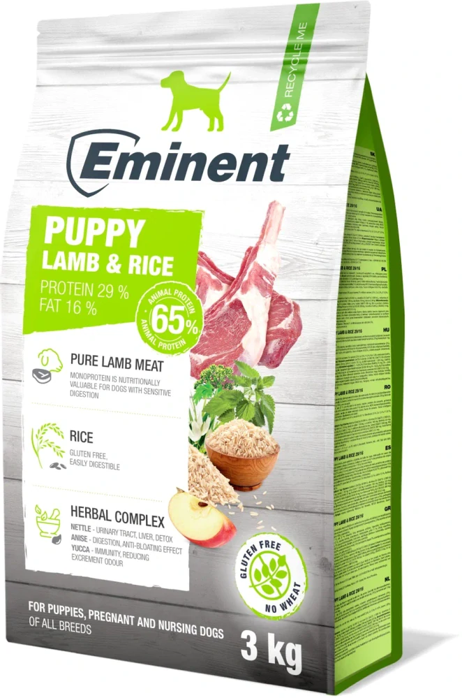 EMINENT Dog Puppy Lamb & Rice, 3kg
