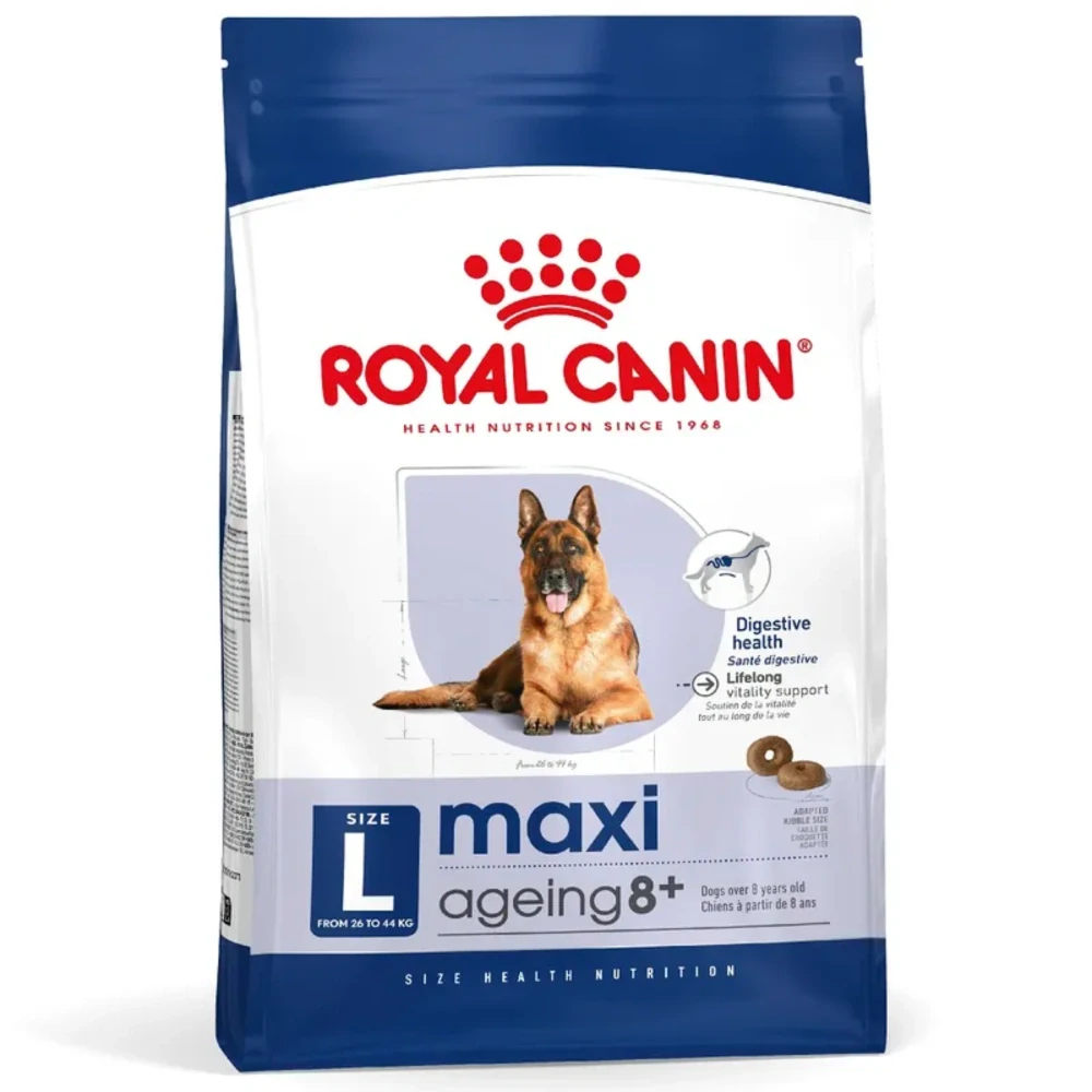 ROYAL CANIN MAXI Ageing 8+ Granule pre staršie psy veľkých plemien, 15 kg