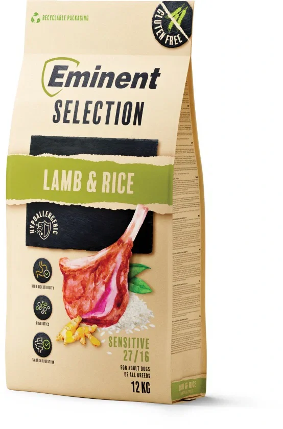 EMINENT Dog Selection Sensitive Lamb & Rice, 12kg