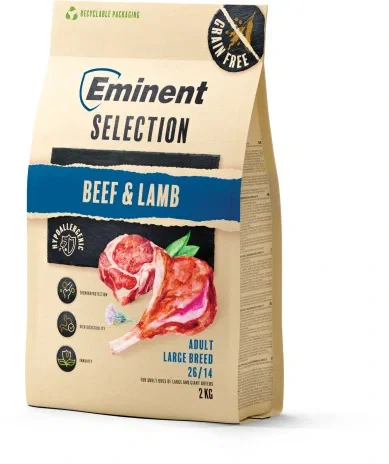 EMINENT Dog Selection Adult Large Breed Beef & Lamb, 2kg