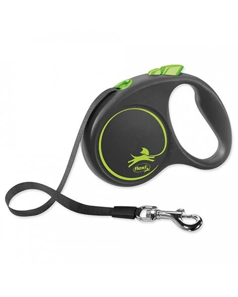FLEXI Black Design S do 15kg, 5m páska - zelené