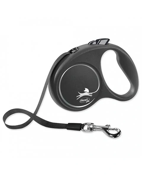FLEXI Black Design S do 15kg, 5m páska - čierne