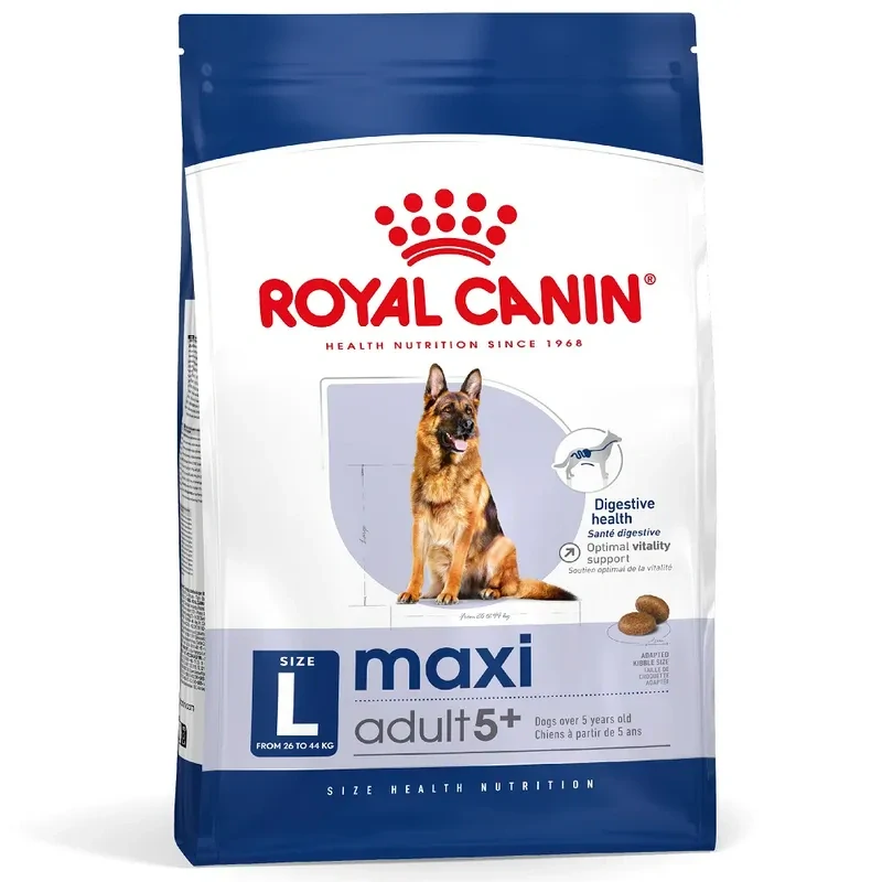 ROYAL CANIN Maxi Adult 5+ Granule pre dospelé starnúce veľké psy, 15kg