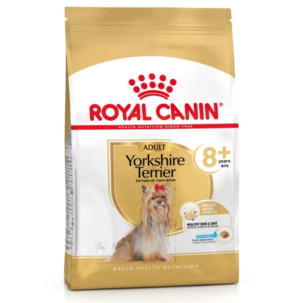 ROYAL CANIN Yorkshire Adult 8+ Granule pre staršie yorkšírske teriéry, 1,5 kg
