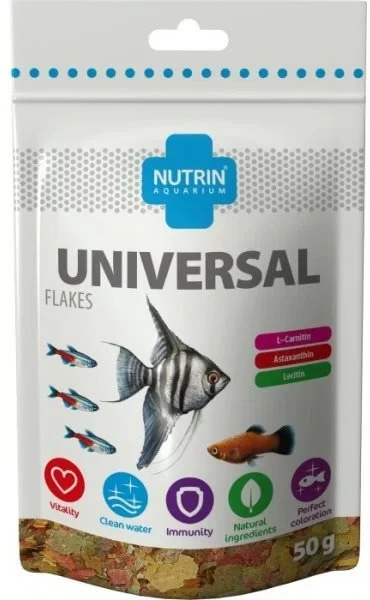 NUTRIN Aquarium Universal Flakes, 50g