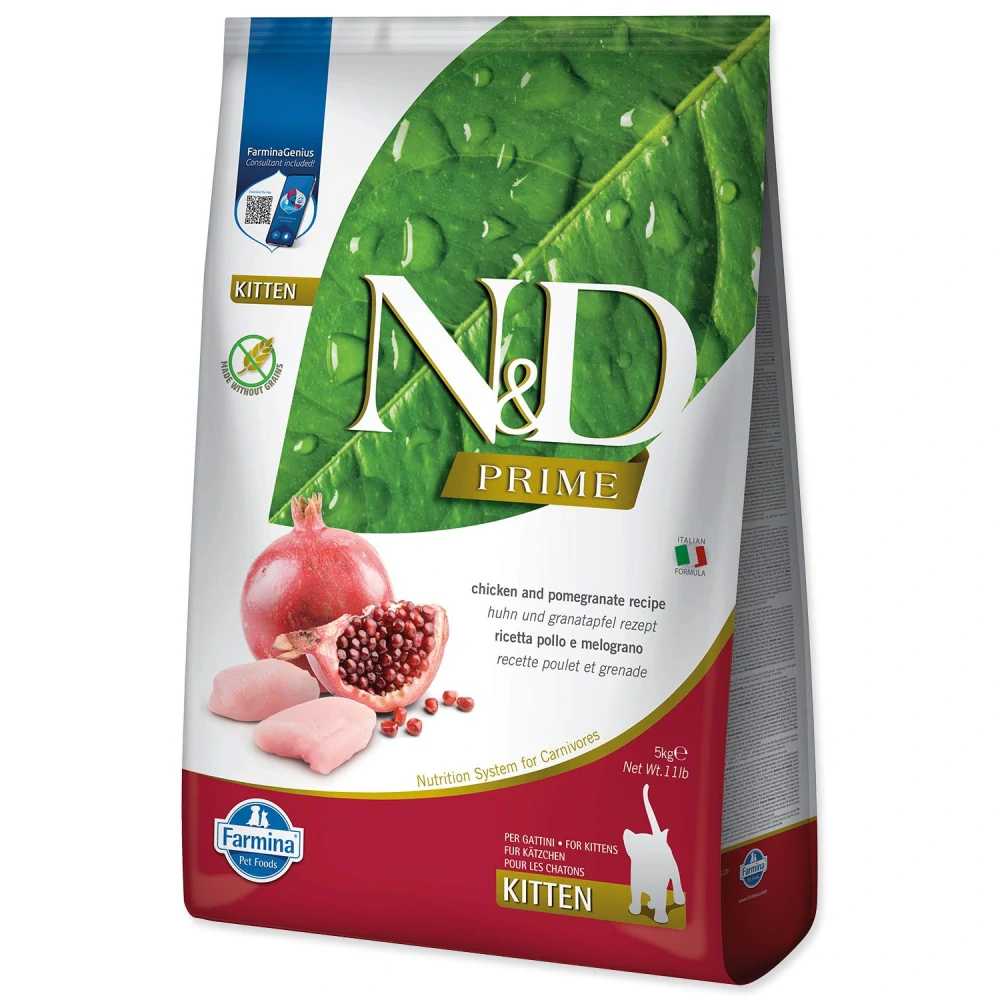 FARMINA N&D Kitten Prime Chicken & Pomegranate, 5kg
