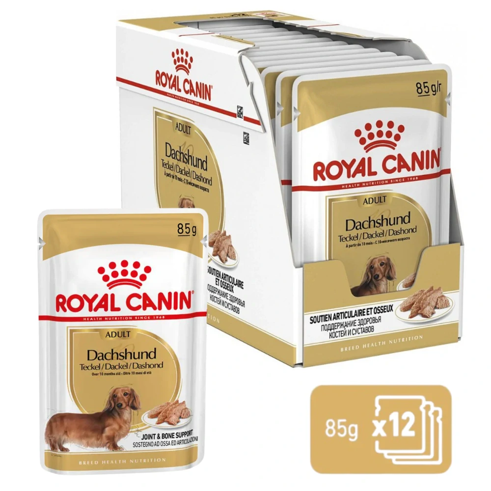 ROYAL CANIN Dachshund in Loaf Kapsička s paštétou pre jazvečíka, 12x85g