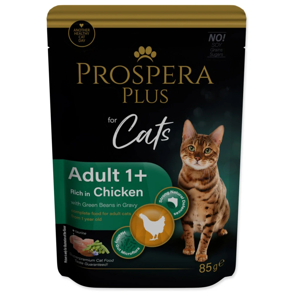PROSPERA PLUS Adult 1+ Chicken & Beans Kapsička, 28x85g