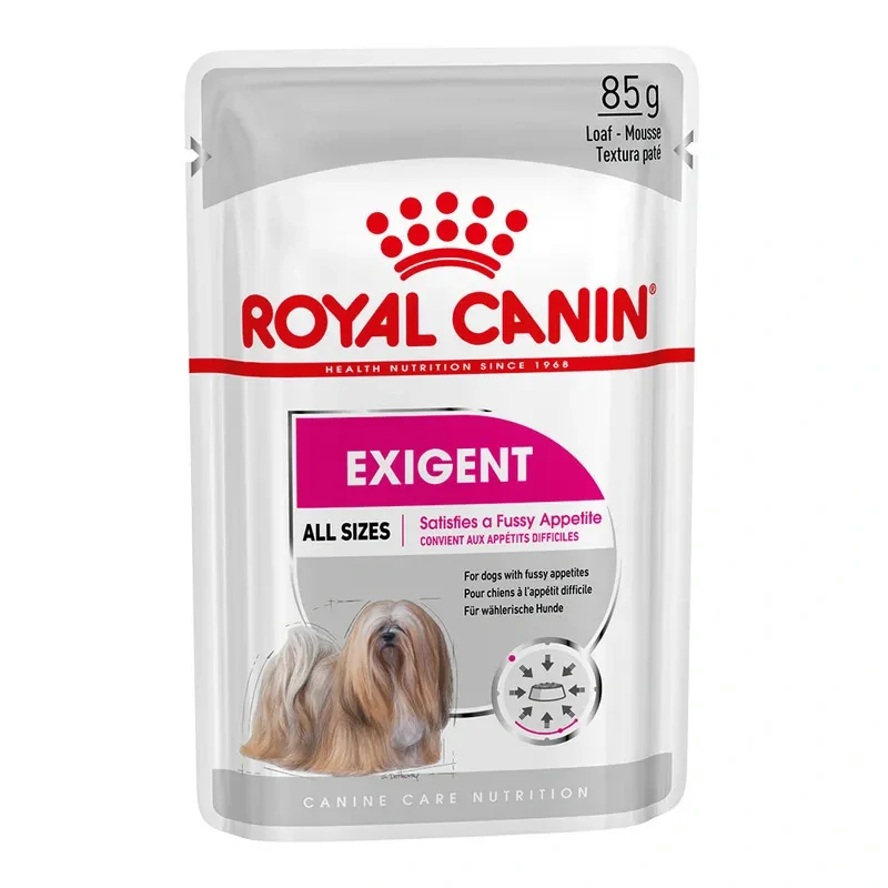 Royal Canin Exigent Dog Loaf Kapsička s paštétou pre maškrtné malé psy, 85g