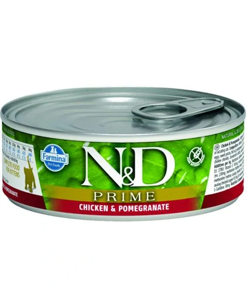 FARMINA N&D Konzerva Kitten Prime Chicken & Pomegranate, 70g
