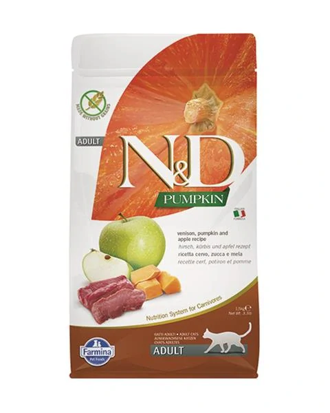 FARMINA N&D Cat PUMPKIN Venison & Apple, 5kg