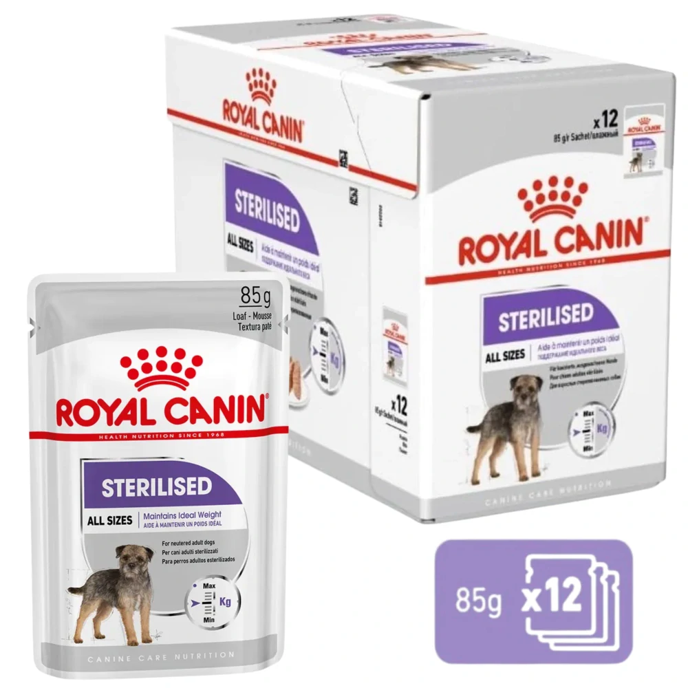 ROYAL CANIN Sterilised Dog Loaf Kapsička s paštétou pre kastrované psy, 12x85g