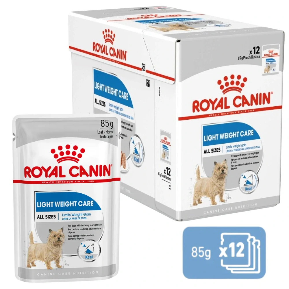ROYAL CANIN Light Weight Care Dog Loaf Kapsička s paštétou pre psy s tendenciou priberať, 12x85g