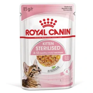 ROYAL CANIN Kitten Sterilised Kapsička v šťave pre kastrované mačiatka, 85g