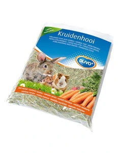 DUVO+ Bylinkové seno pre králiky a hlodavce - s mrkvou, 500g
