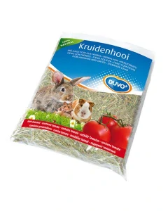 DUVO+ Bylinkové seno pre králiky a hlodavce - s paradajkami, 500g