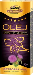 VITAR VETERINAE Ostropestrecový olej, 500ml