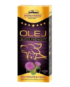 VITAR VETERINAE Ostropestrecový olej, 200ml
