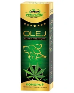 VITAR VETERINAE Konopný olej, 1000ml