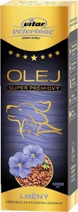 VITAR VETERINAE Ľanový olej, 1000ml