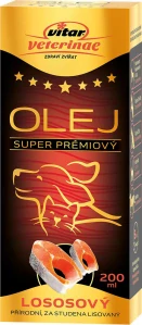 VITAR VETERINAE Lososový olej, 200ml