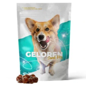 GELOREN DOG žuvacie želatínové tablety S–M, 180 g (60 ks)