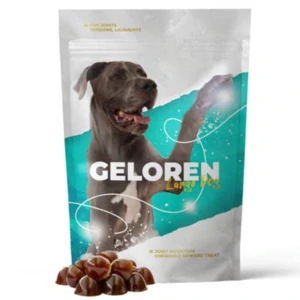 GELOREN DOG žuvacie želatínové tablety L-XL, 420 g (60 ks)
