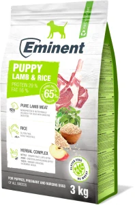 EMINENT Dog Puppy Lamb & Rice, 3kg 