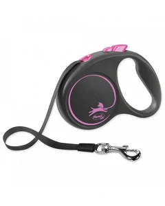 FLEXI Black Design S do 15kg, 5m páska - ružové