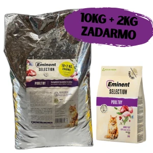 EMINENT Cat Selection  Adult - hydina, 10+2kg