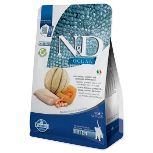 FARMINA N&D Kitten Cod, shrimp & cantaloupe melon, 0,3kg