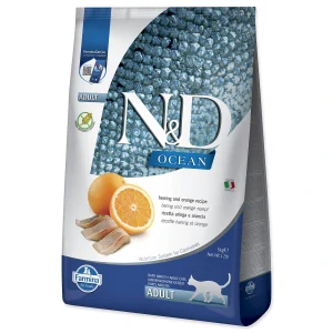FARMINA N&D Cat Ocean Herring & Orange, 5kg