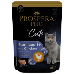 PROSPERA PLUS Sterilized 1+ Chicken & Carrot Kapsička, 28x85g
