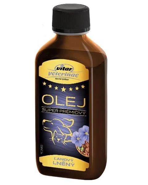 VITAR VETERINAE Ľanový olej, 200ml