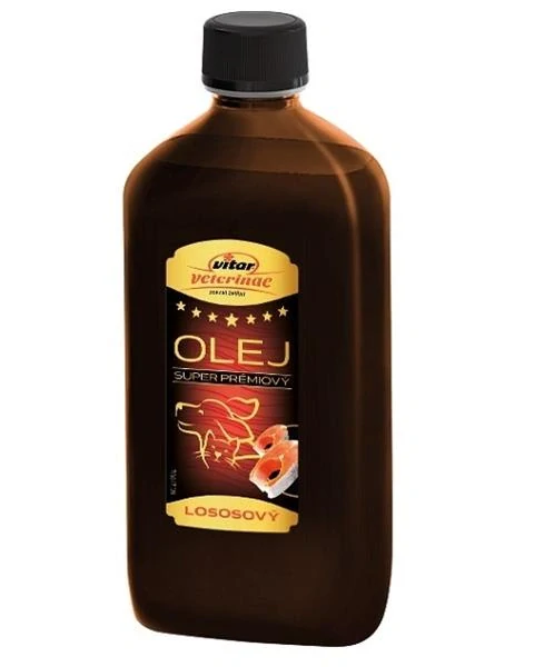 VITAR VETERINAE Lososový olej, 500ml