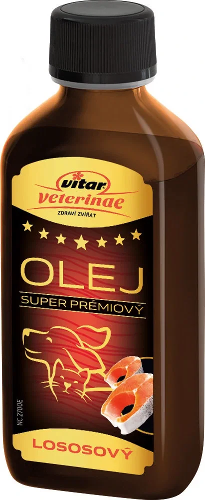 VITAR VETERINAE Lososový olej, 200ml