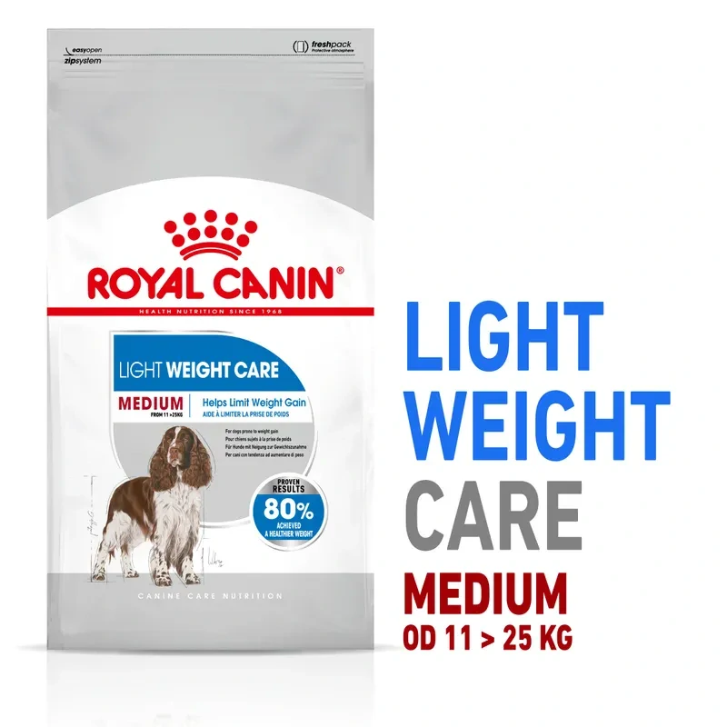 ROYAL CANIN Medium Light Weight Care Diétne granule pre stredných psov, 12kg