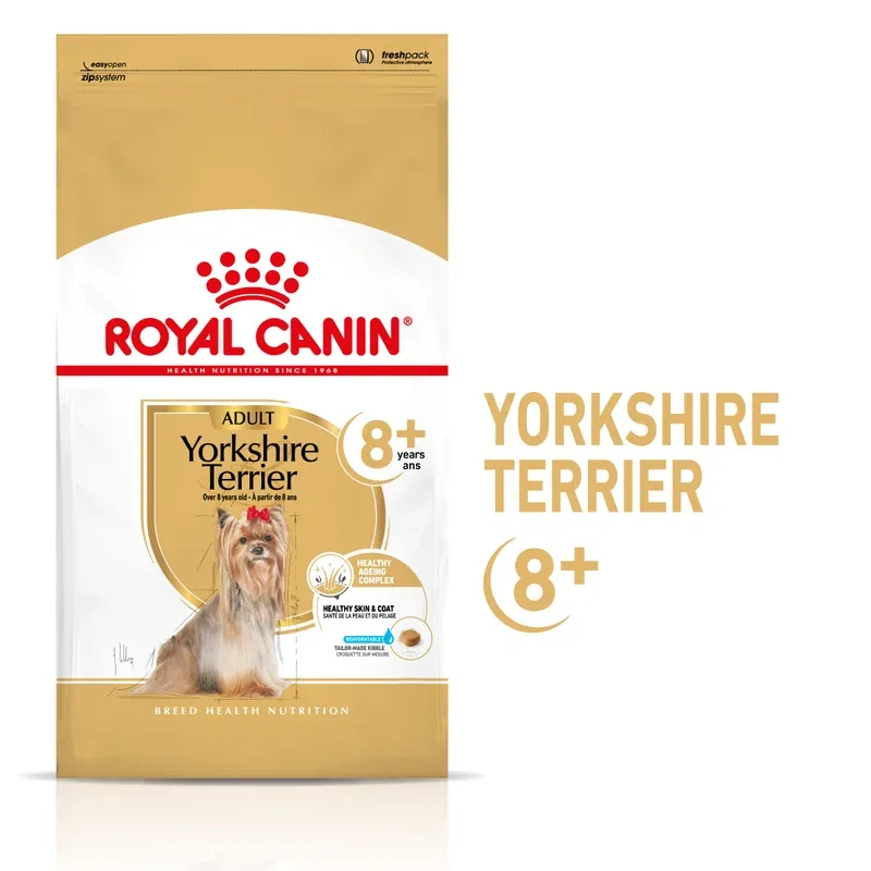 ROYAL CANIN Yorkshire Adult 8+ Granule pre staršie yorkšírske teriéry, 1,5 kg