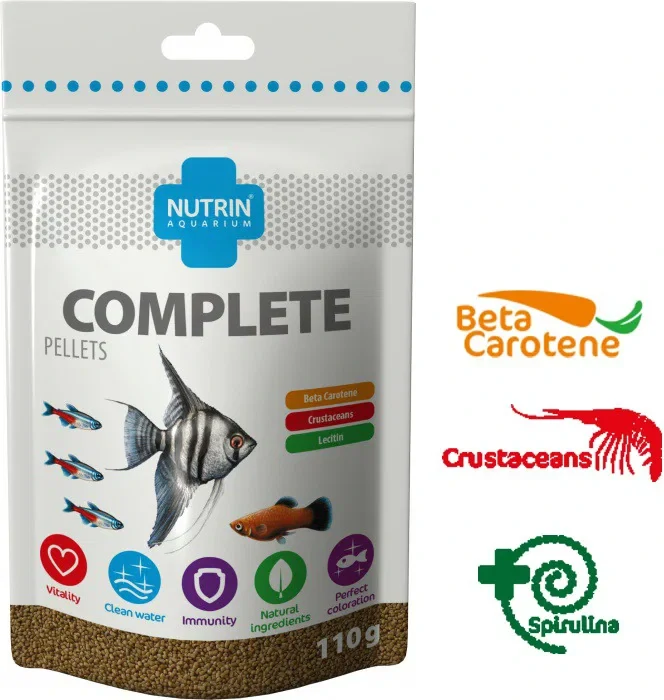NUTRIN Aquarium Complete Pellets, 110g