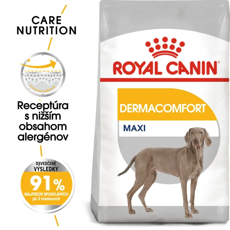 ROYAL CANIN Maxi Dermacomfort Granule pre veľké psy s problémami s kožou, 12kg