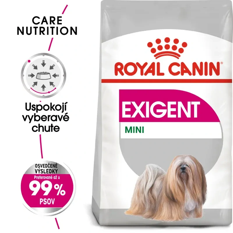 ROYAL CANIN Mini Exigent Granule pre maškrtné malé psy