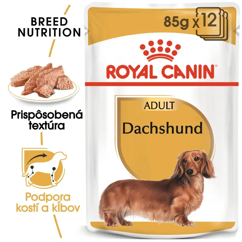ROYAL CANIN Dachshund in Loaf Kapsička s paštétou pre jazvečíka, 12x85g