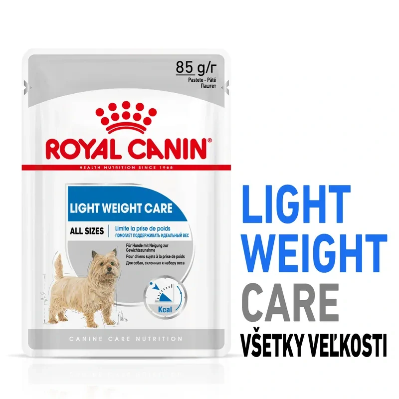 ROYAL CANIN Light Weight Care Dog Loaf Kapsička s paštétou pre psy s tendenciou priberať, 85g