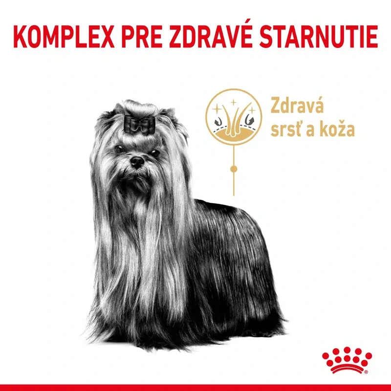 ROYAL CANIN Yorkshire Adult 8+ Granule pre staršie yorkšírske teriéry, 1,5 kg