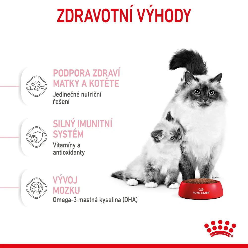 ROYAL CANIN Mother & Babycat Granule pre kotné alebo kojace mačky a mačiatka, 400g