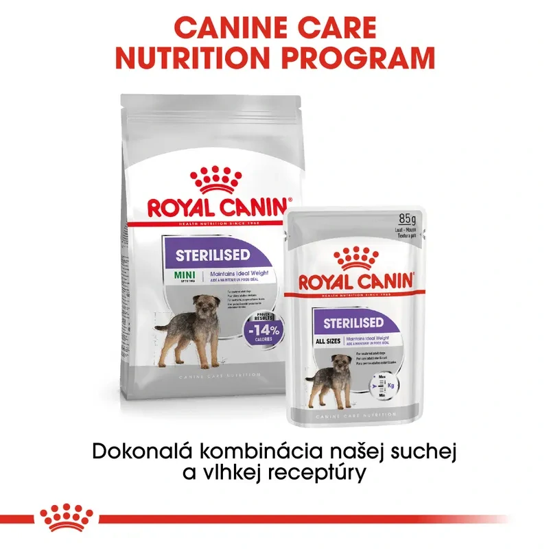 ROYAL CANIN Sterilised Mini Adult Granule pre kastrované psy malých plemien