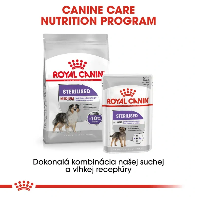ROYAL CANIN Sterilised Medium Adult Granule pre kastrované psy stredných plemien